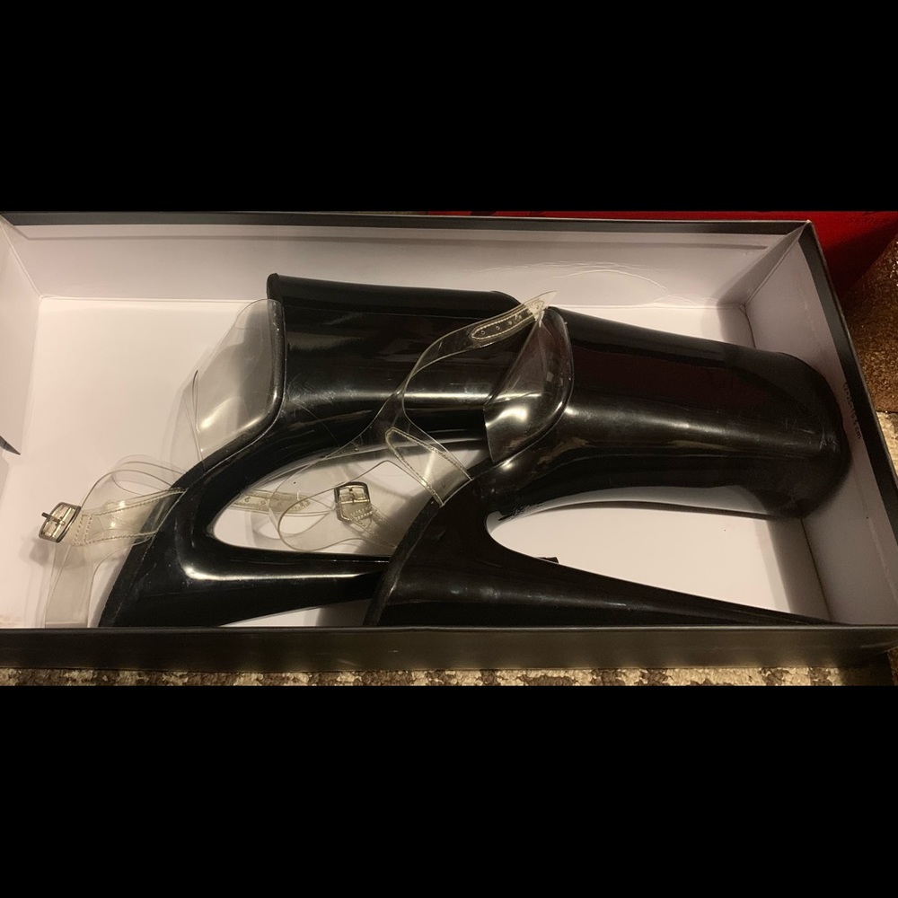 2 pairs of 10 inch heeled Pleaser sandals!